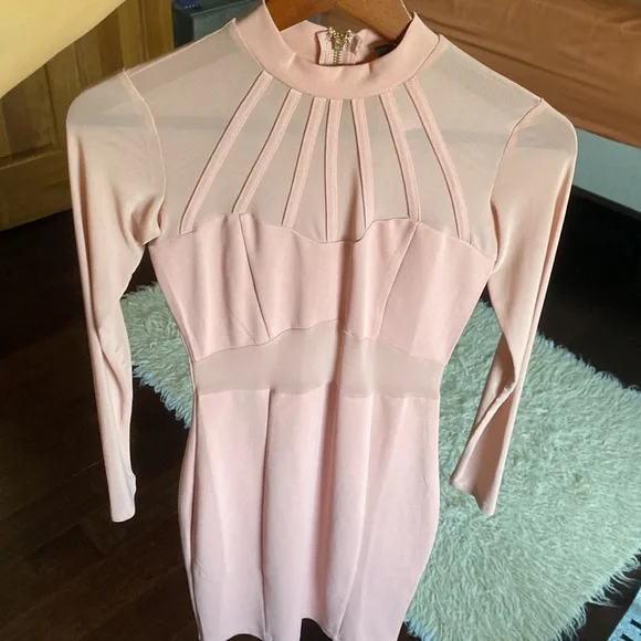 chinese dress ladies Admiring Glances Long Sleeve Ponte Mini Dress main image 0